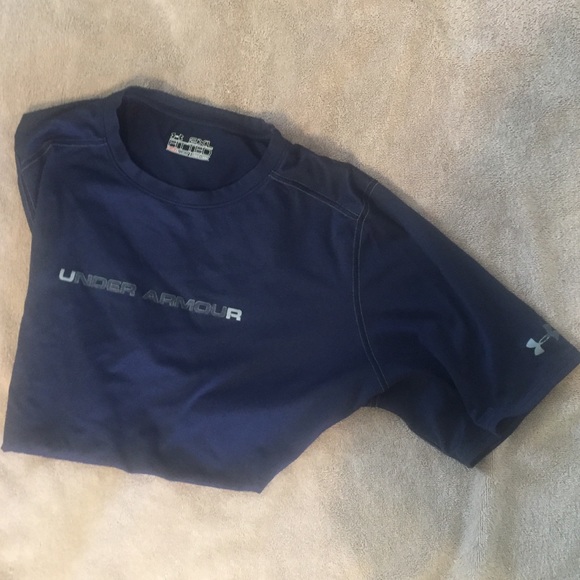 Under Armour Other - Under Armour 2XL HeatGear Fitted Navy Blue Men’s